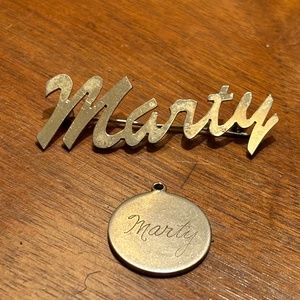 Marty Pin and Charm